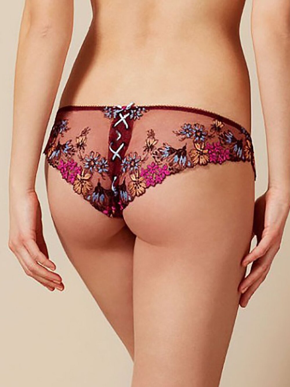 Agent Provocateur BLUEBELLE Brief NWT Burgundy